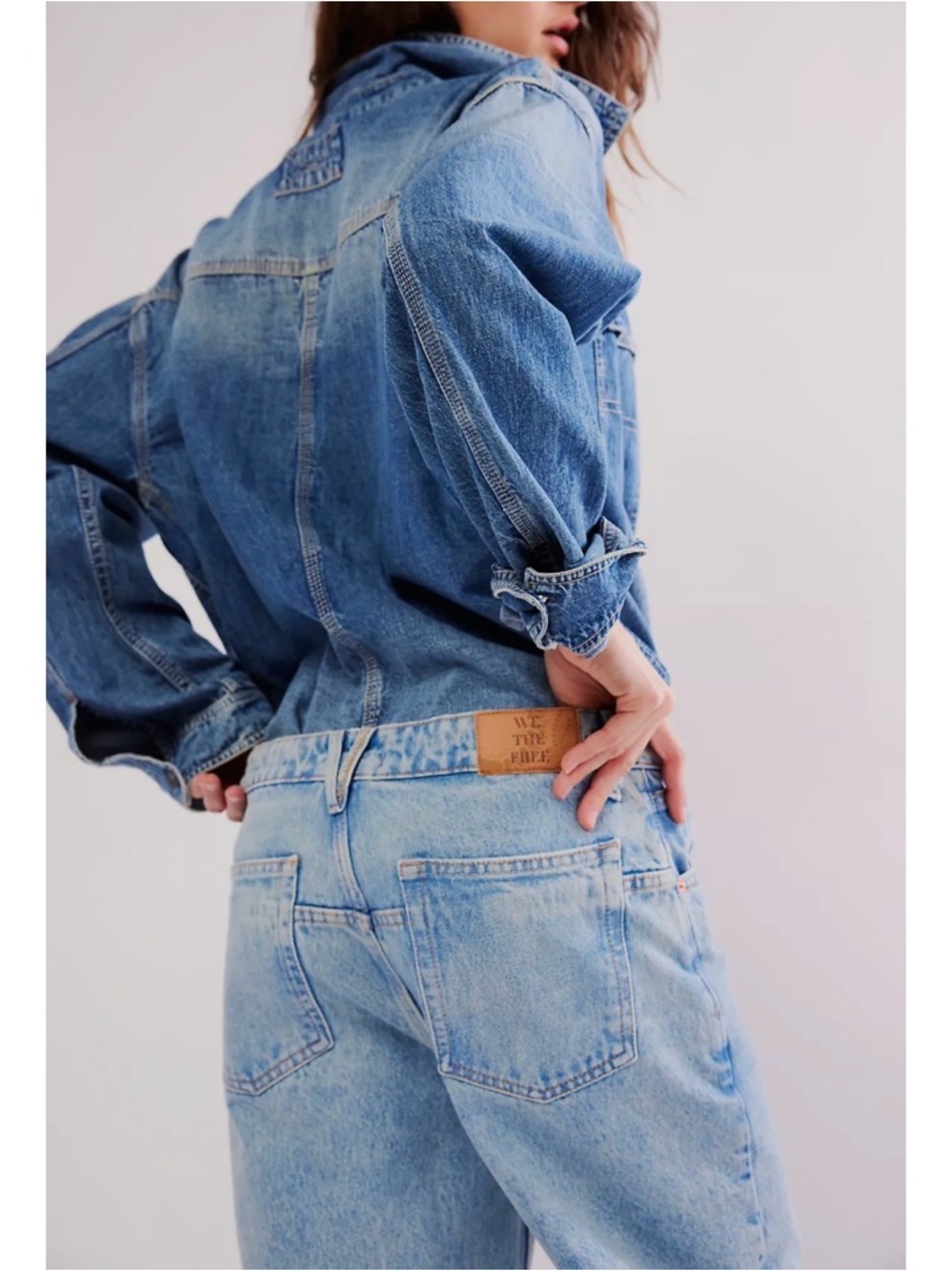 We The Free Light Wash Boyfriend Jeans - Picture 5 of 10